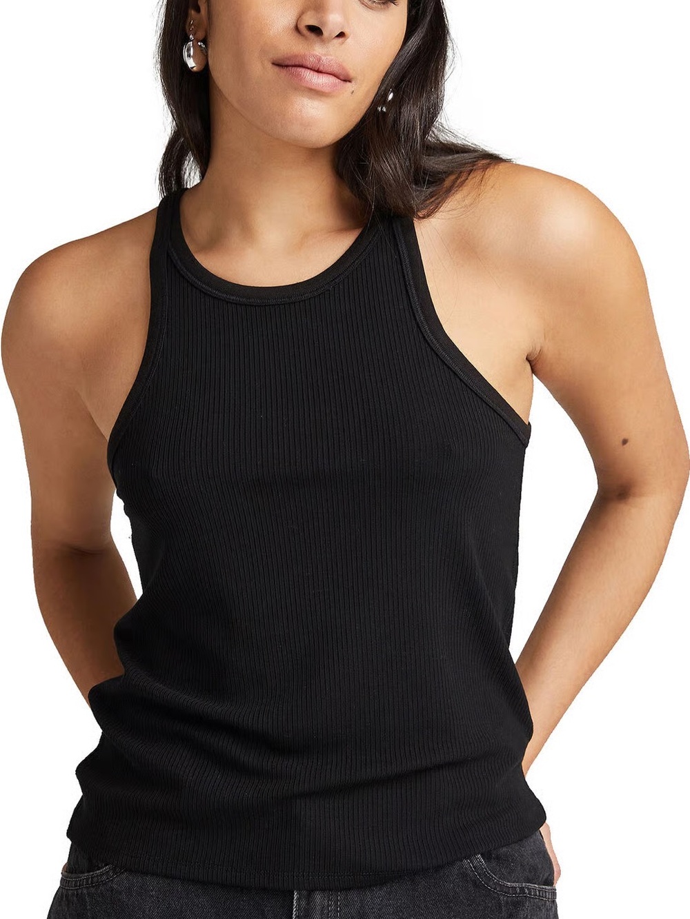 Rich Poorer Ribbed Tank Top - Picture 2 of 11